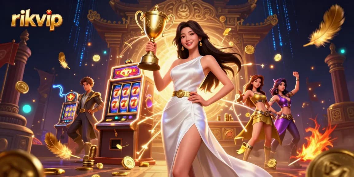 Experience exciting jackpots and adventure at rikvip with dynamic slot game elements and vibrant visuals.
