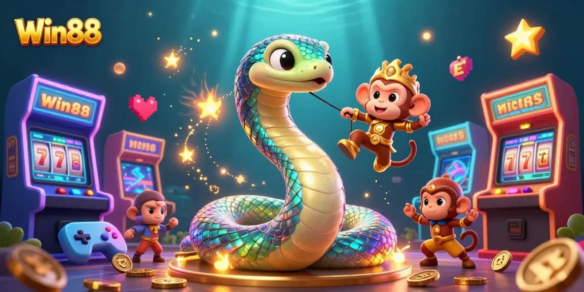 Win88 offers an exciting gaming experience with vibrant 3D characters and jackpots.