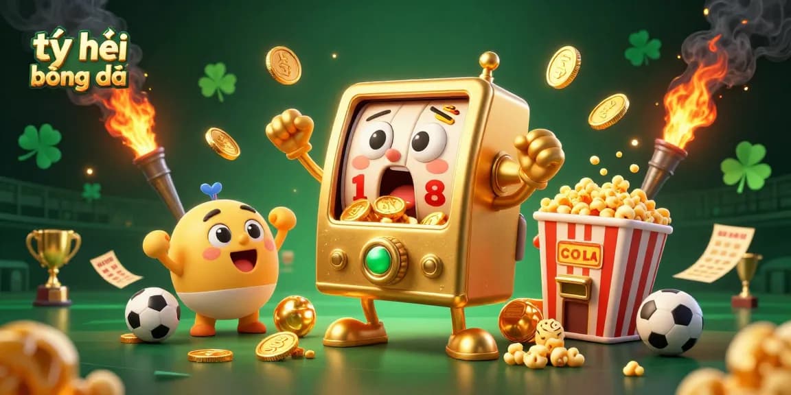Experience thrilling tỷ lệ bóng đá with engaging sports betting, spotlighting slot machines in action.