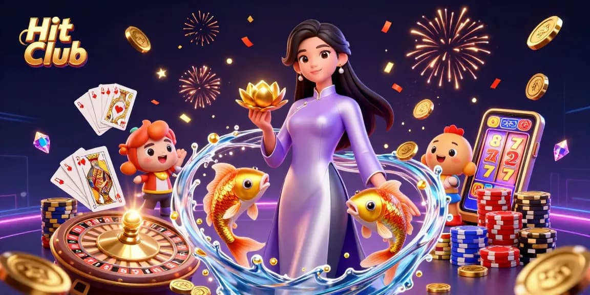 Engage with Hit Club's vibrant gaming experience featuring stunning characters and thrilling casino elements.