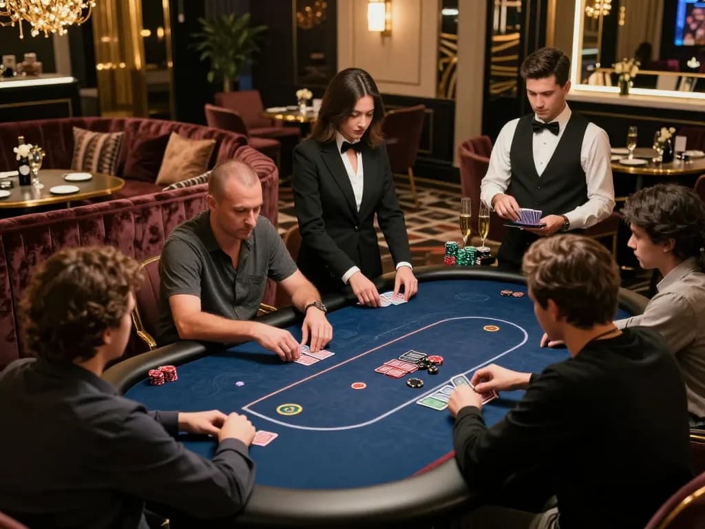 Experience the excitement at the 789win link's exclusive poker games in a luxurious setting.