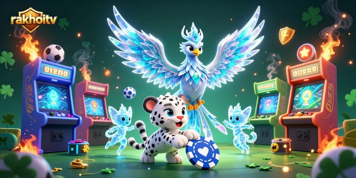 Experience thrilling sports action with rakhoitv as animated characters engage in exciting betting elements.