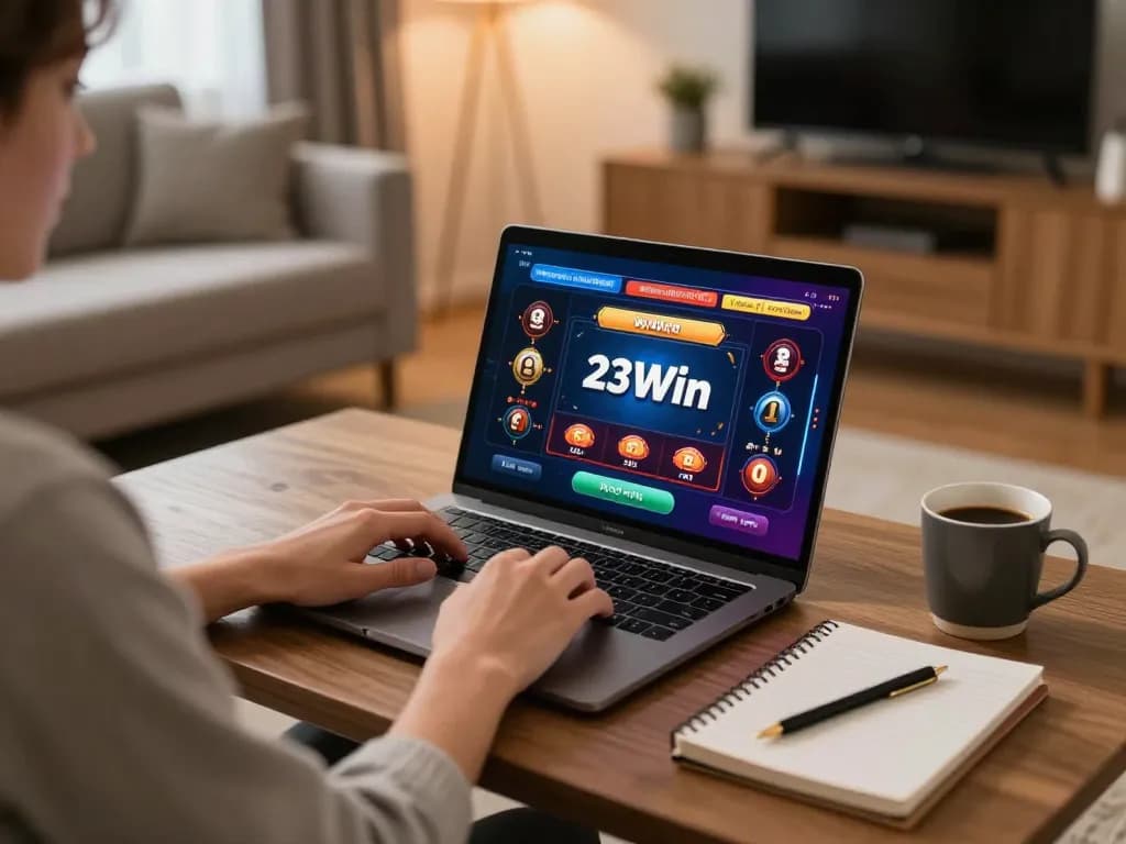 Experience thrilling online gaming with 23Win from the comfort of your home setup.