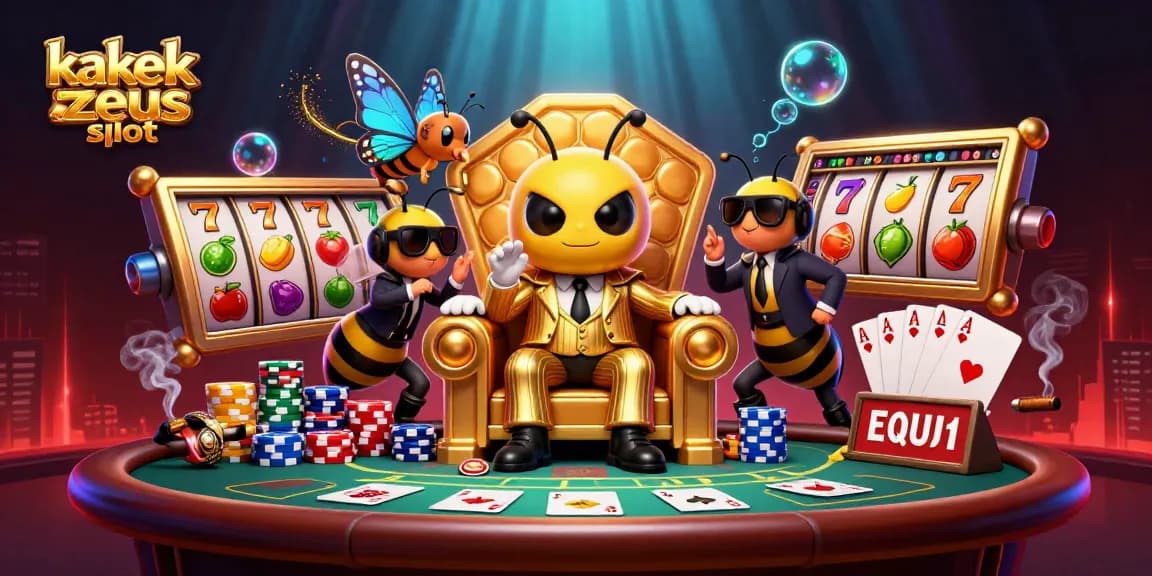 Spin the reels with kakek zeus slot, featuring vibrant symbols and a dynamic scene.