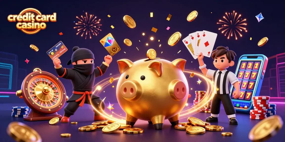 Win big at a credit card casino with action-packed gaming moments full of excitement and rewards.