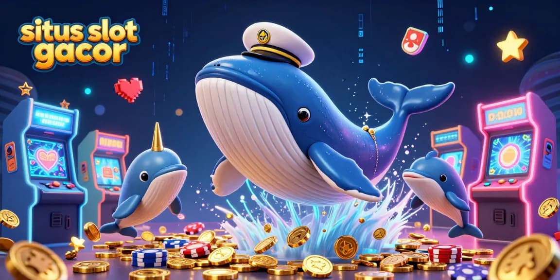 Uncover exciting gameplay with sites featuring slot gacor, highlighted by engaging 3D characters and game elements.