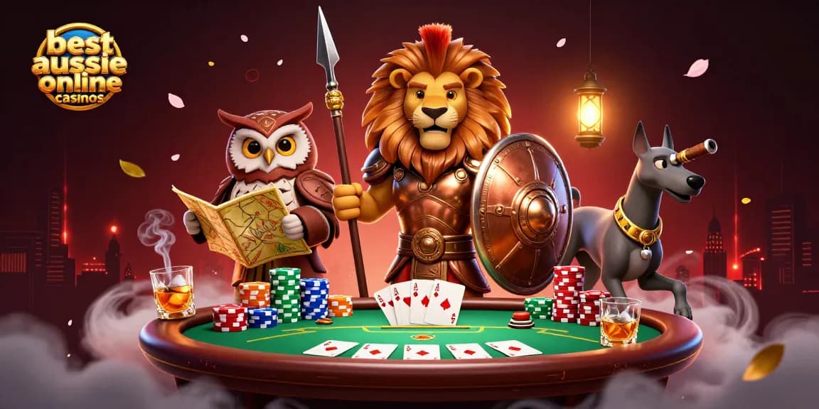 Winning strategies at the best aussie online casinos with poker elements and vibrant scene.