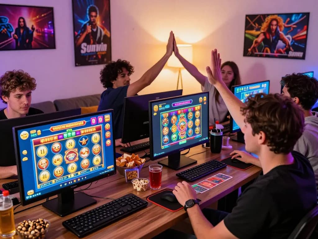 Engage with the excitement of tải sunwin in a lively online gaming setting filled with dynamic visuals and enthusiastic players.