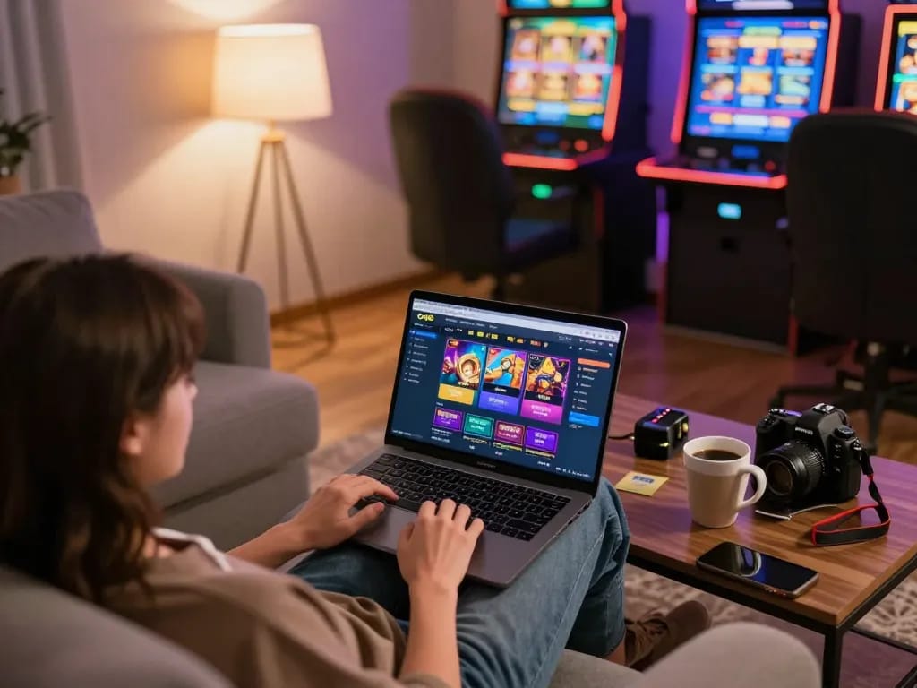 Playing games on Go88 platform from a cozy home setup.