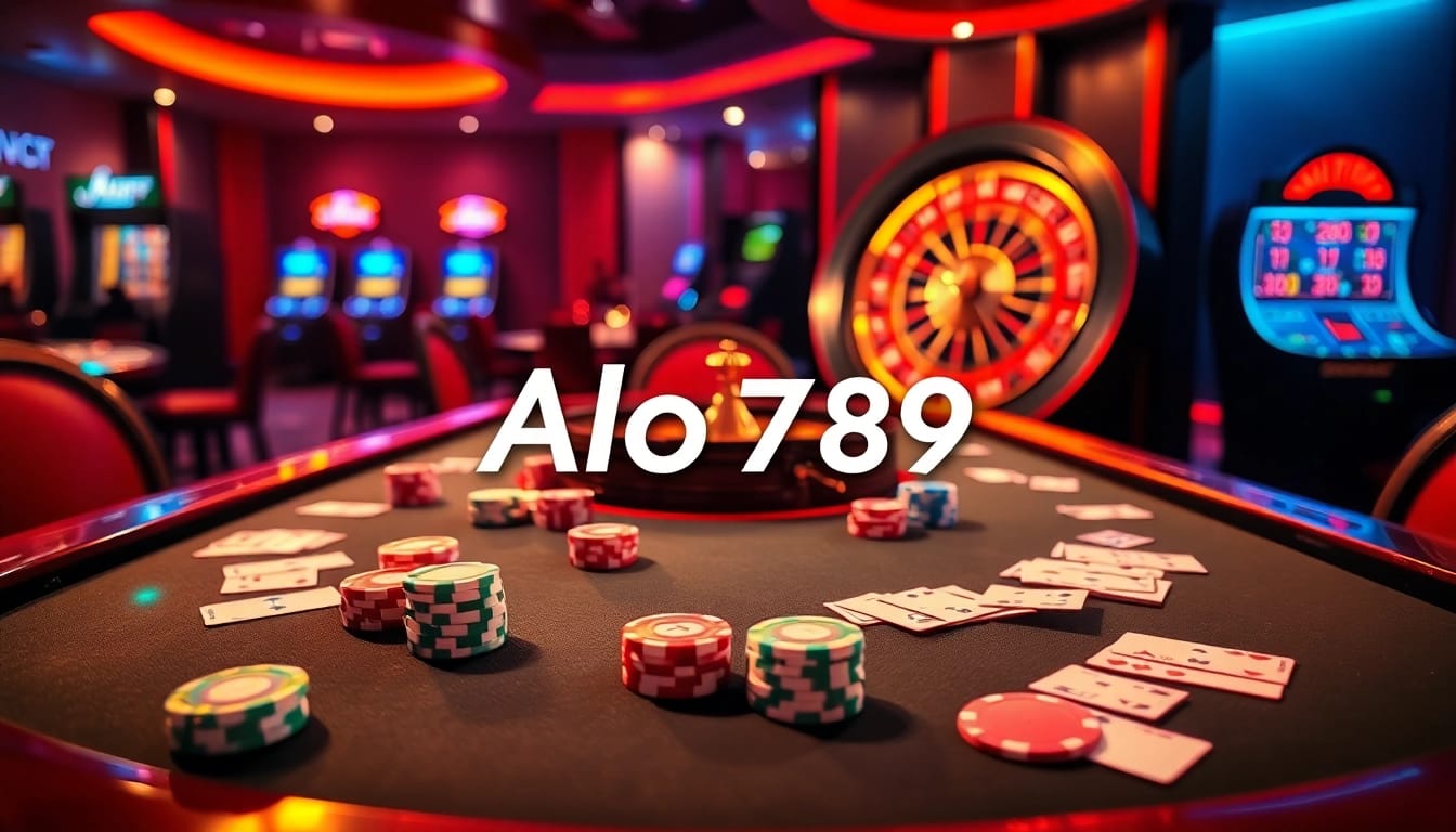 Engage in thrilling gameplay at Alo 789 with dynamic casino elements and vibrant visuals.