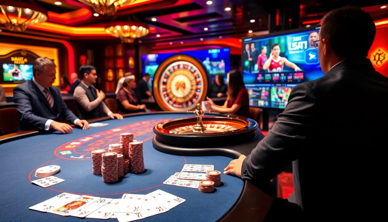 Engage with thrilling live sports streaming at https://luongsontv5.com/ alongside a luxurious casino atmosphere.