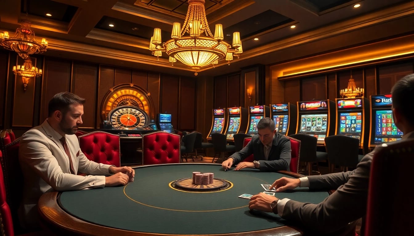 Experience the thrilling action at https://i9bet.space/ with lively poker games and spinning roulette wheels.