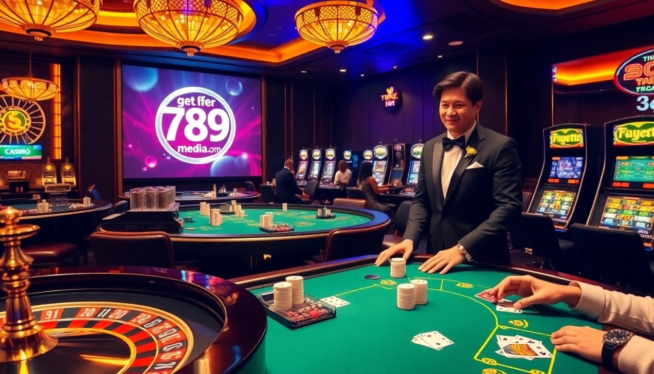 Engage in lively casino gaming at 789betmedia.com with stunning roulette wheels and poker tables.