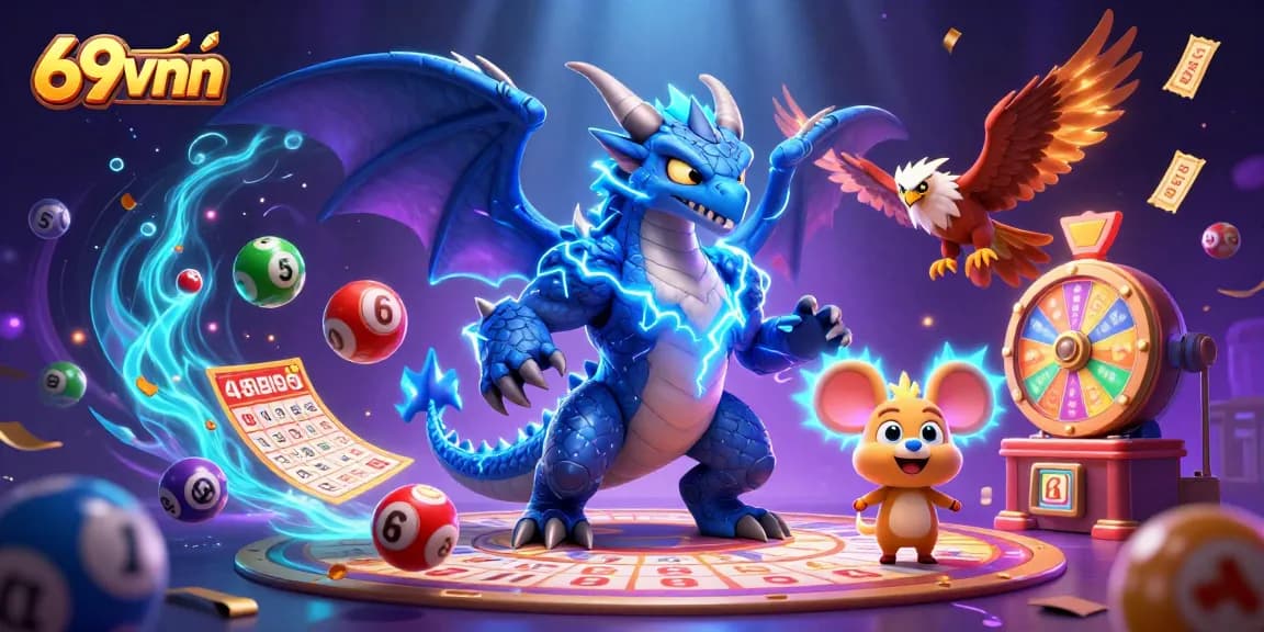 Win big at 69vnn with vibrant lottery elements and dynamic game actions.