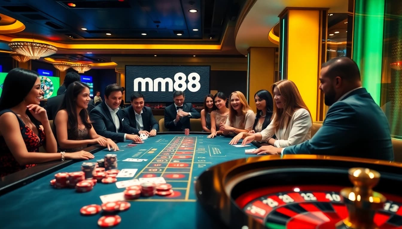 Experience the excitement of link mm88 at a vibrant casino with thrilling games and joyful players.