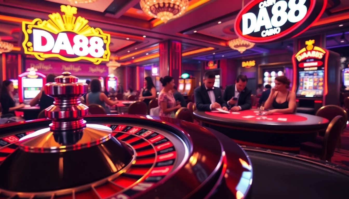 Experience the thrill of gambling at DA88 with engaging games like poker and roulette.