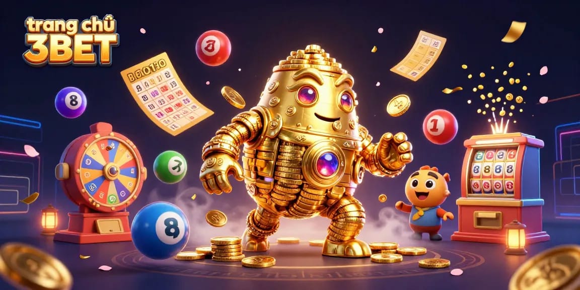Join the excitement at trang chủ 3BET and spin the golden golem's coins for lucrative wins!
