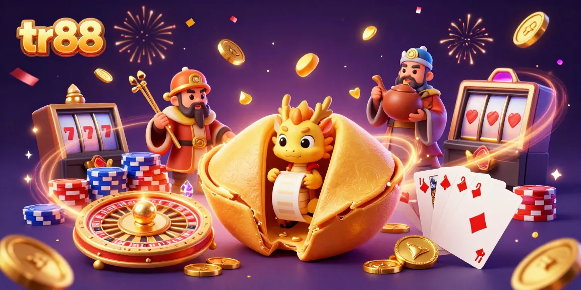 Spin the tr88 casino experience with dazzling gold coins, vibrant gems, and animated characters.