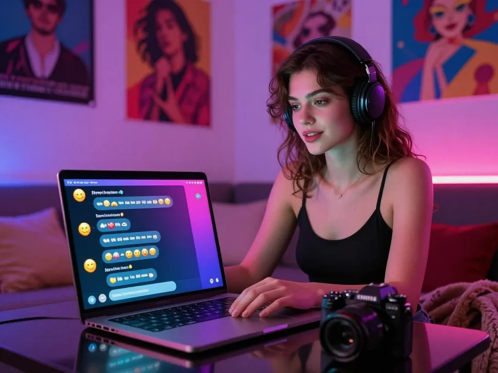 Engaging ai porn chat experience with vibrant avatars and relaxing atmosphere.