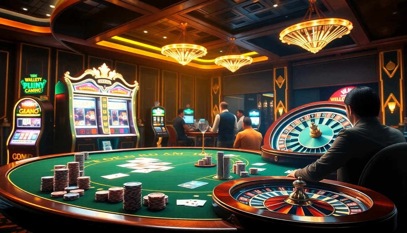 Experience the excitement of QQ88 Today with vibrant casino elements, including poker chips and slot machines.