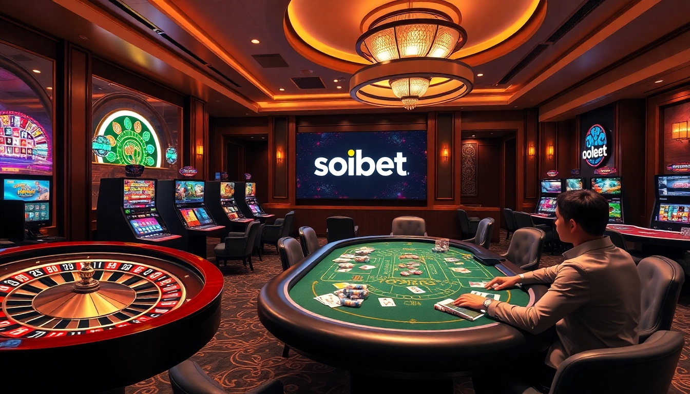 Experience the thrill of soibet ออนไลน์ at a luxurious online casino table game.