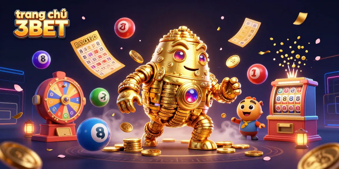 Join the excitement at trang chủ 3BET and spin the golden golem's coins for lucrative wins!