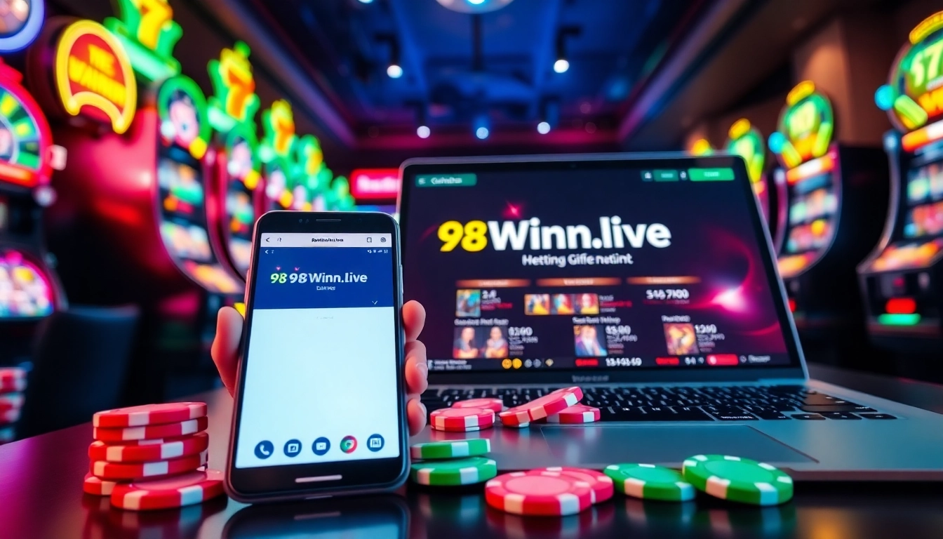 Experience the online gaming excitement at 98winwin.live with vibrant visuals and engaging interfaces.