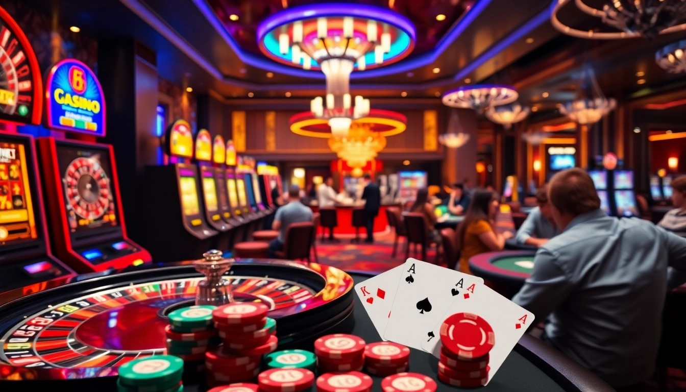 Engage with exciting casino games at rikvip.gb.net featuring vibrant slots and strategic poker tables.