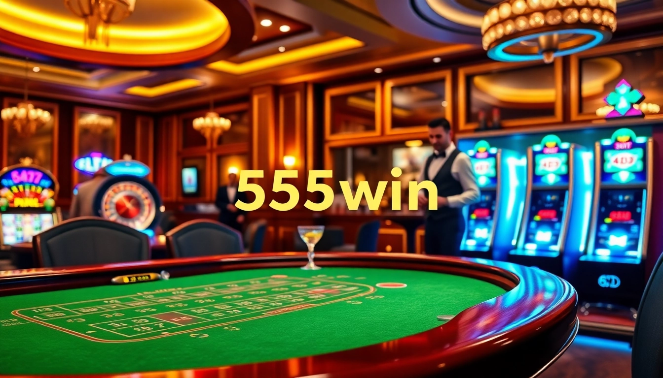 Experience thrilling gameplay at 555win with elegant casino visuals and vibrant gaming action.
