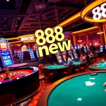 Experience the thrill of gaming at 888 new with vibrant casino elements and professional action.